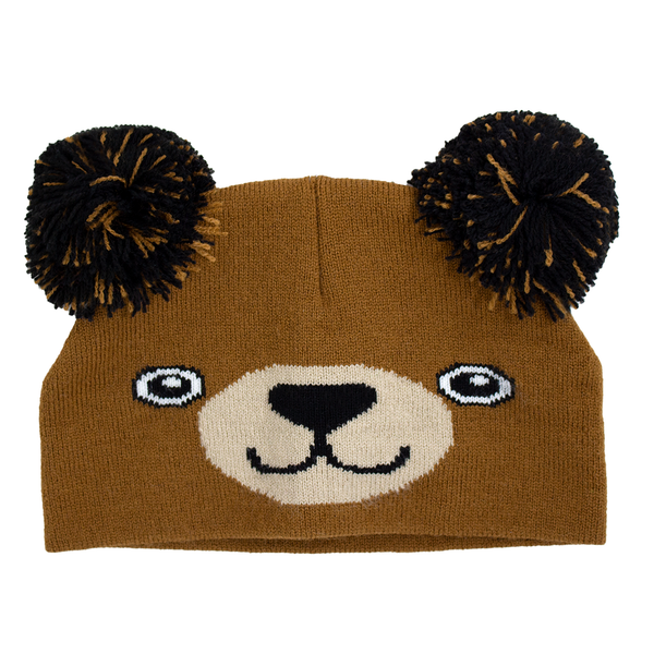 Infant Specialty Hat in Brown Bear Design