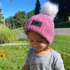Toddler Cotton Cuff Hat with Pom Sale