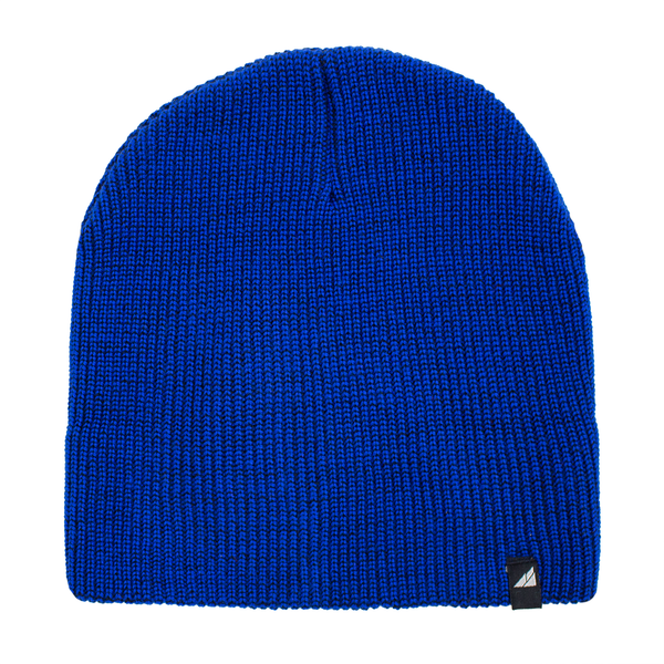 Toddler Acrylic Beanie in Blue and Black