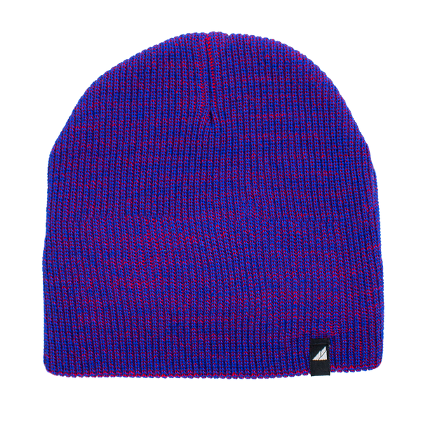 Toddler Acrylic Beanie in Blue and Red