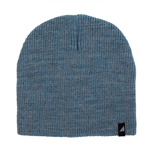 Toddler Acrylic Beanie in Gray and Blue