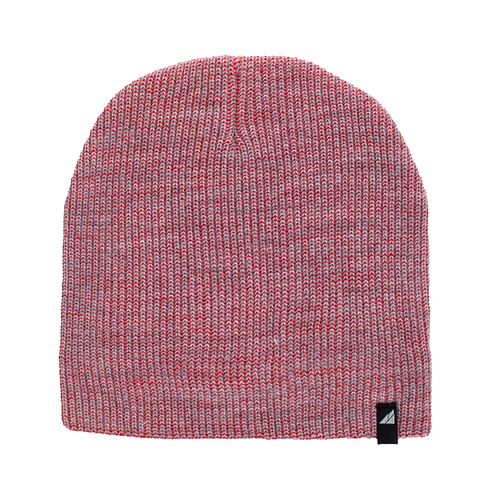Toddler Acrylic Beanie in Gray and Red