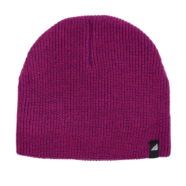 Toddler Acrylic Beanie in Plum and Purple