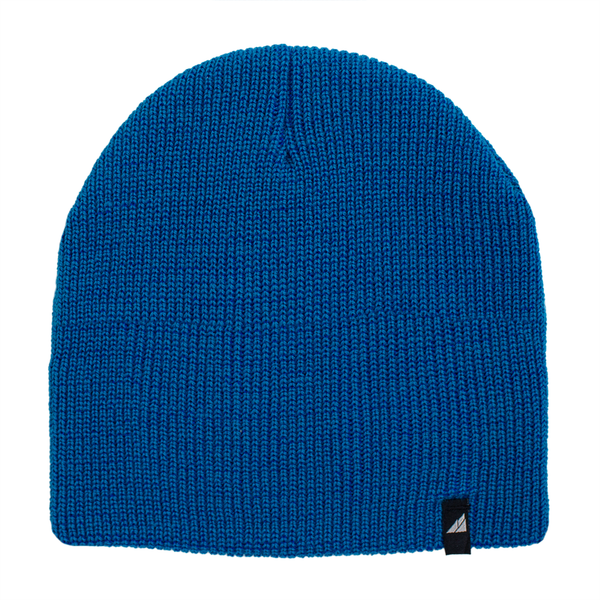 Toddler Acrylic Beanie in Tile Blue and Royal Blue 