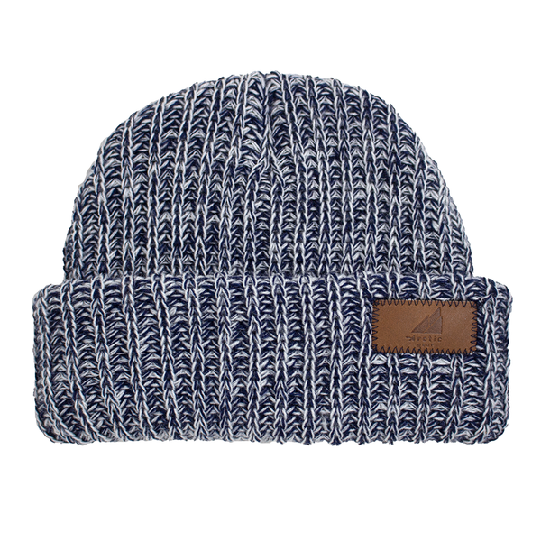 Toddler Acrylic Ribbed Cuff in Navy and White