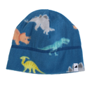 Toddler Fleece Cap in Blue Dino